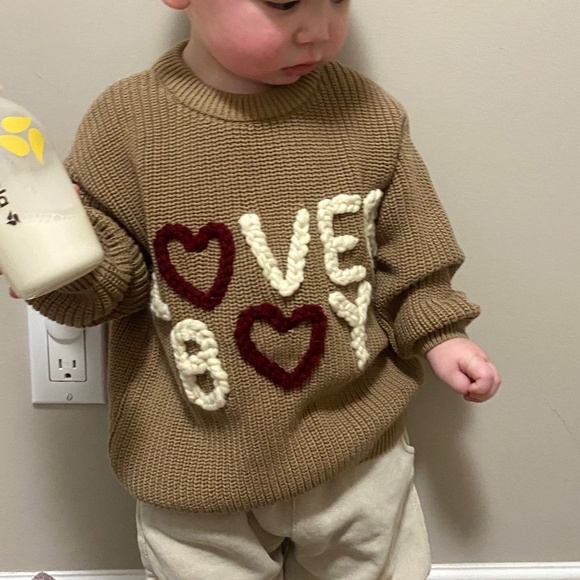 Lover Boy Hand Knit Sweater - Picture 3 of 3